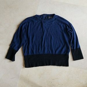 Banana Republic blue and black sweater